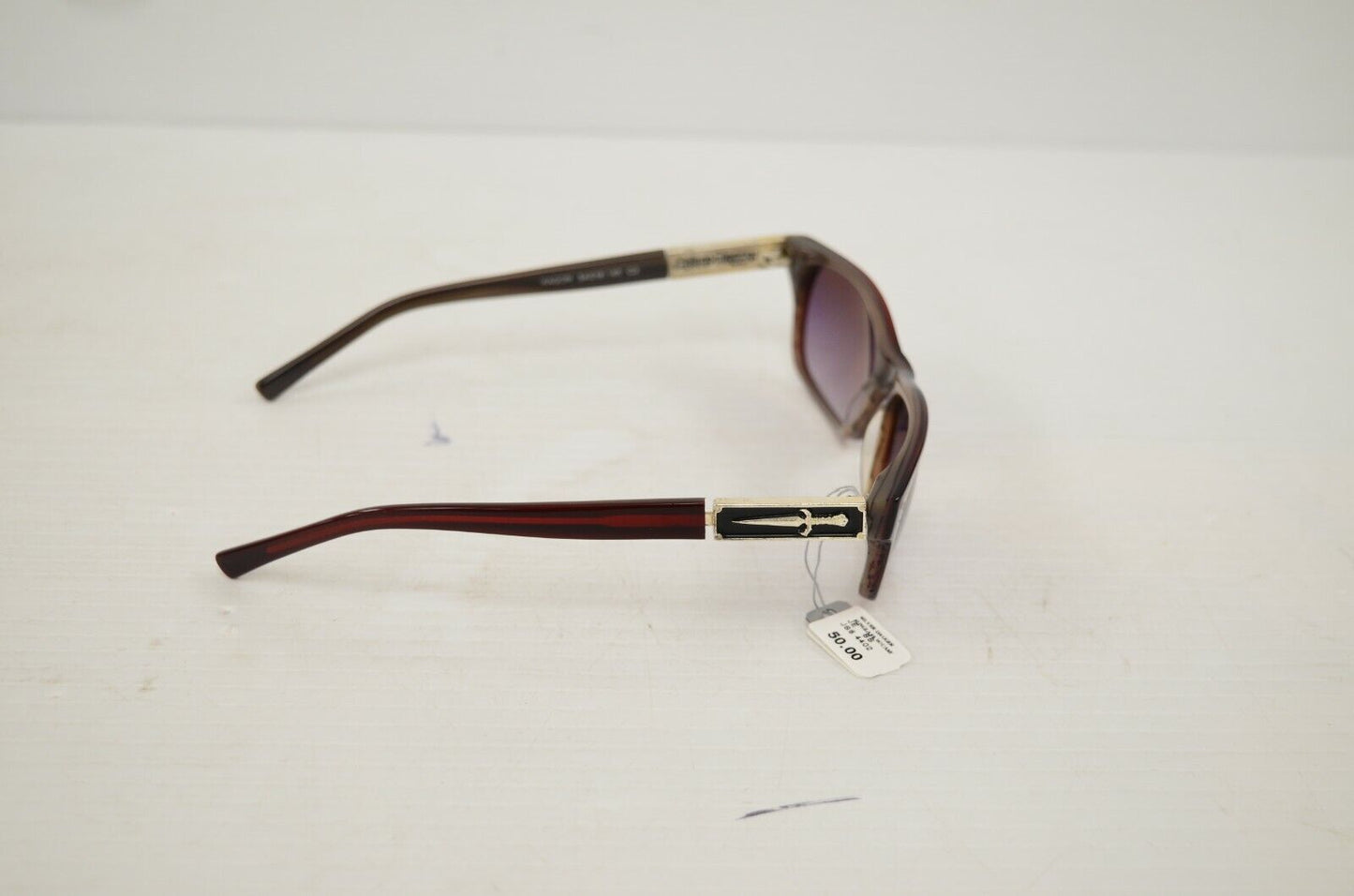 (I-5809) Silver Dagger Sunglasses