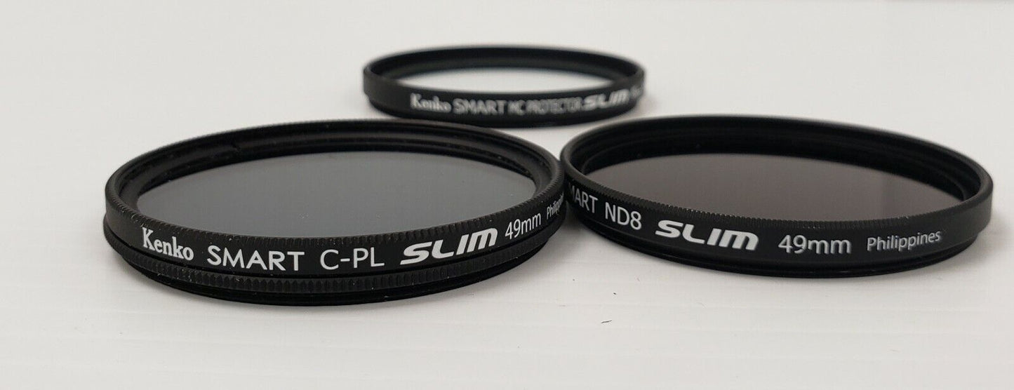 (I-11956) Kenko Slim 3pc 49mm Lens Filter