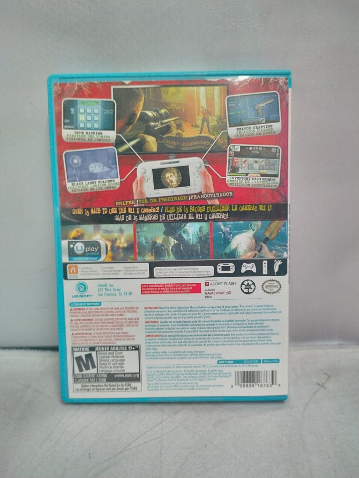 (LUP)ZombiU (Nintendo Wii U, 2012)