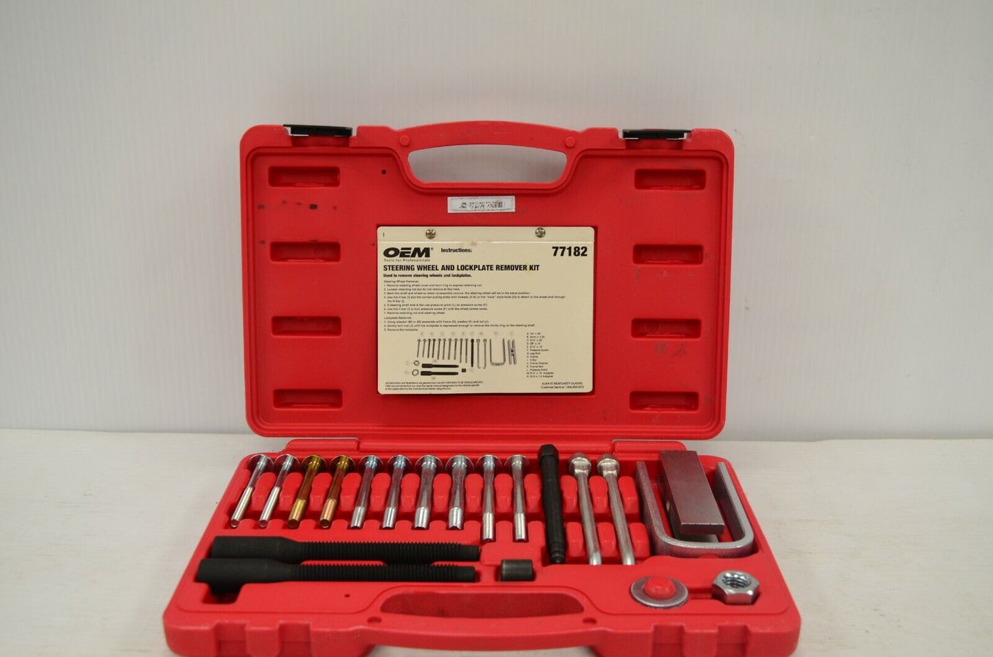 (I-9444) OEM 77182 Kit de retrait du volant et de la plaque de verrouillage