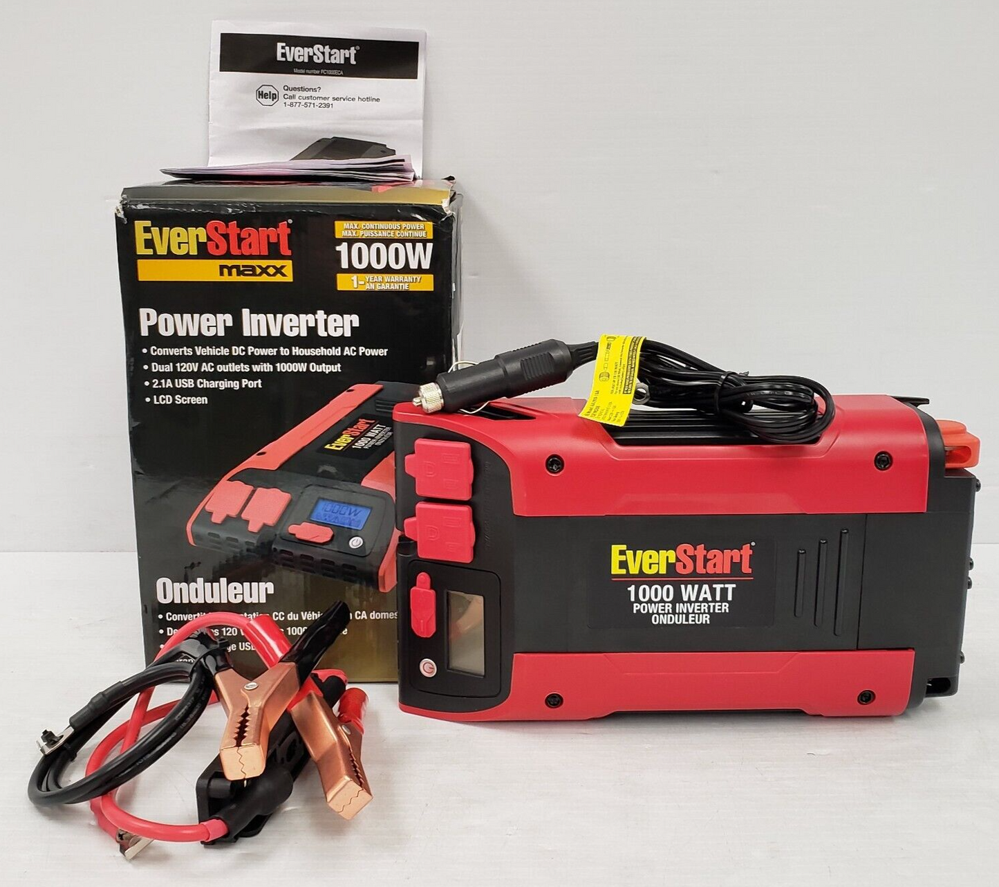 (53105-2) Everstart PC1000ECA Power Inverter