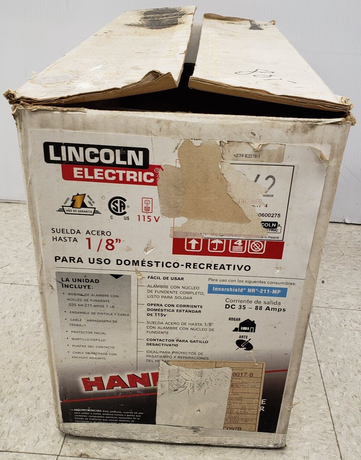 (52678-1) Lincoln Handy Core Electric Welder