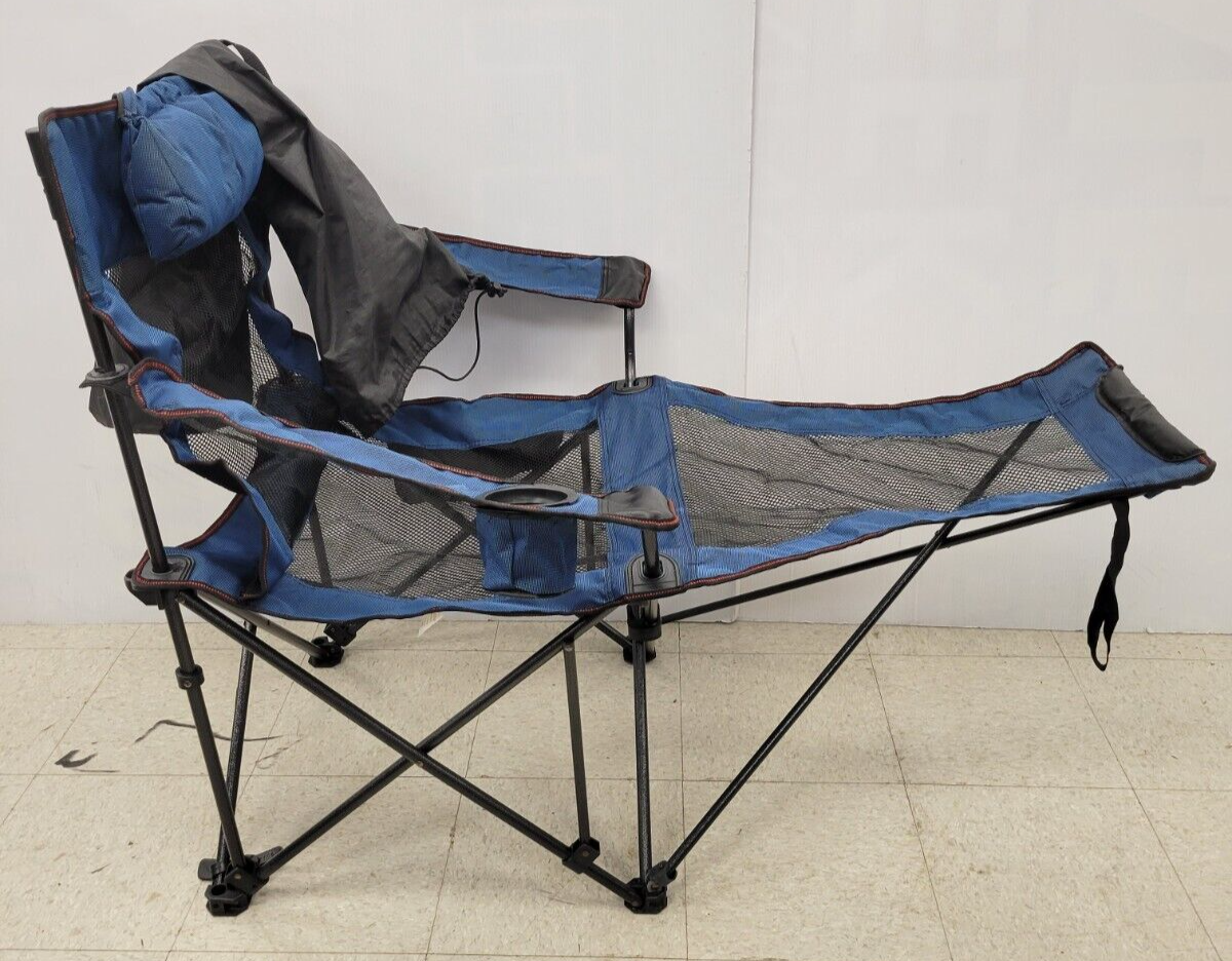 (43624-1) No Name Camping Chair With Foot Rest