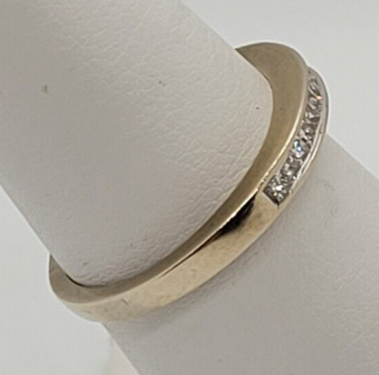 (NI-1858) Ladies 14K White Gold Ring