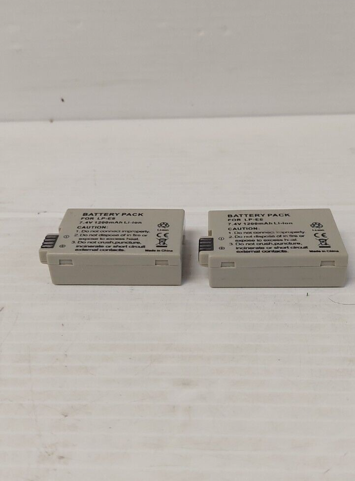 (N81181-2) Unbranded Battery 2 Pack for Canon Camera