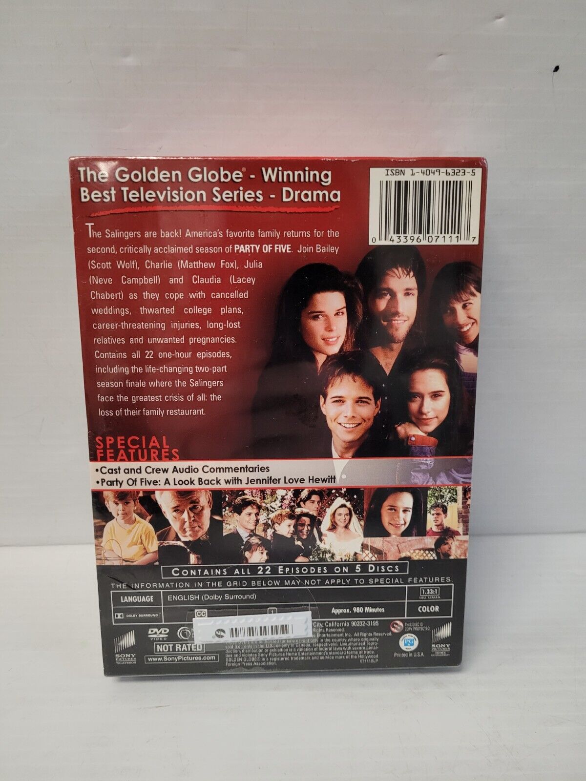 (NI-19237) Party Of Five Second Season DVD Box Set