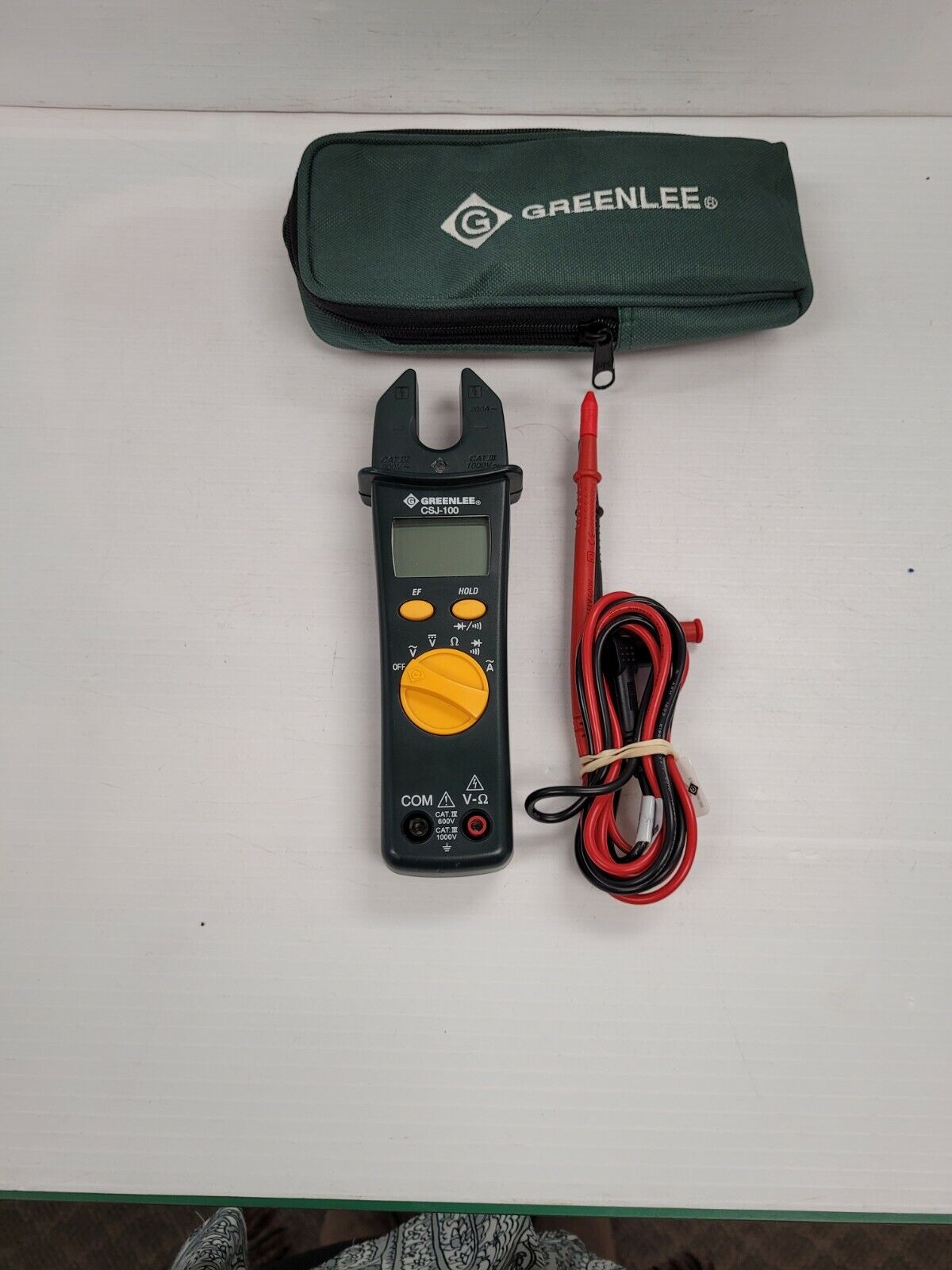 (I-34005) Greenlee CSJ100 Open Jaw Clamp Meter