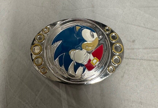 (LUP) Sonic The Hedgehog Spinner Belt Buckle
