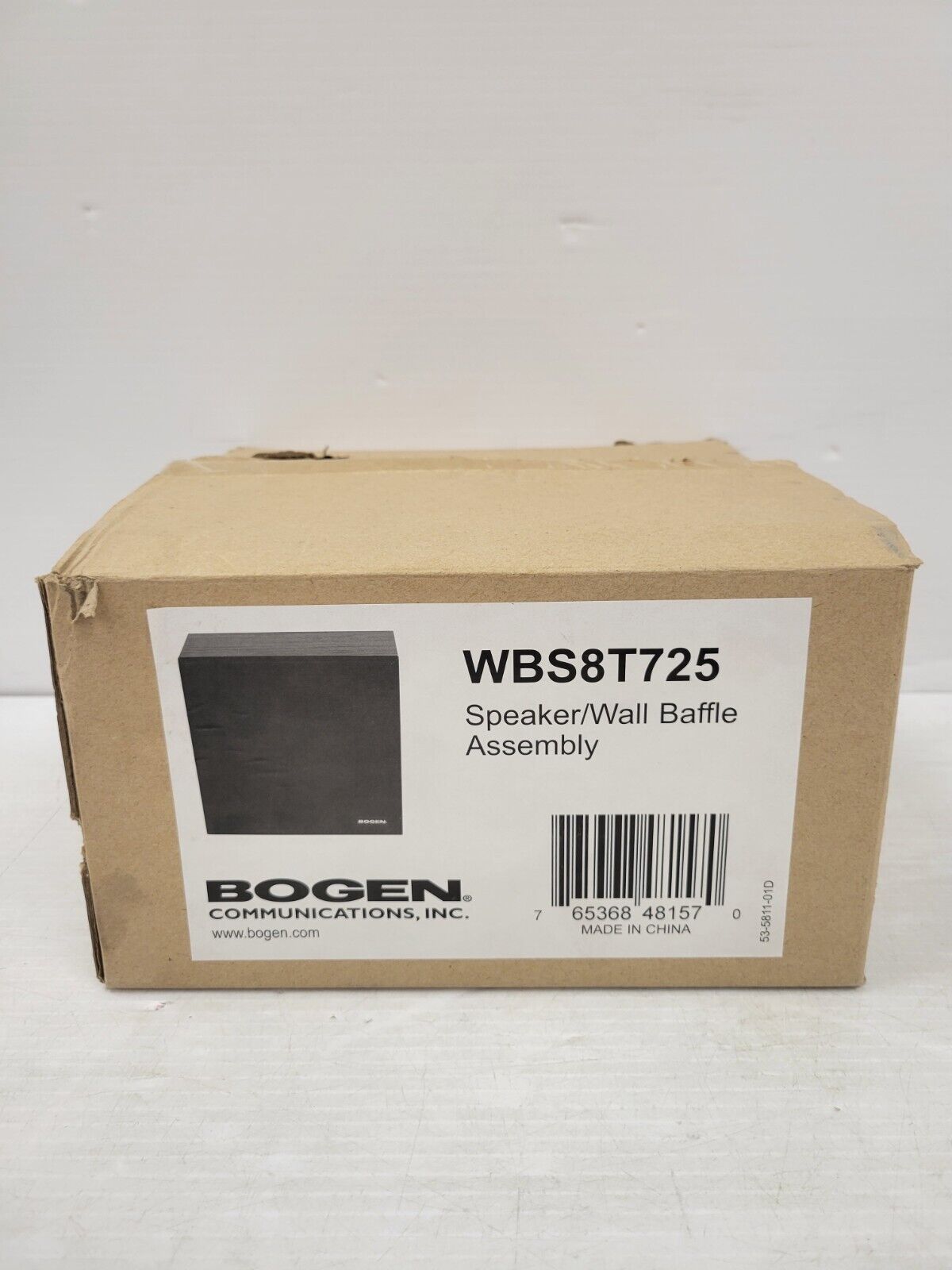 (I-30664) Bogen WBS8T725 Speaker/Wall Baffle Assembly