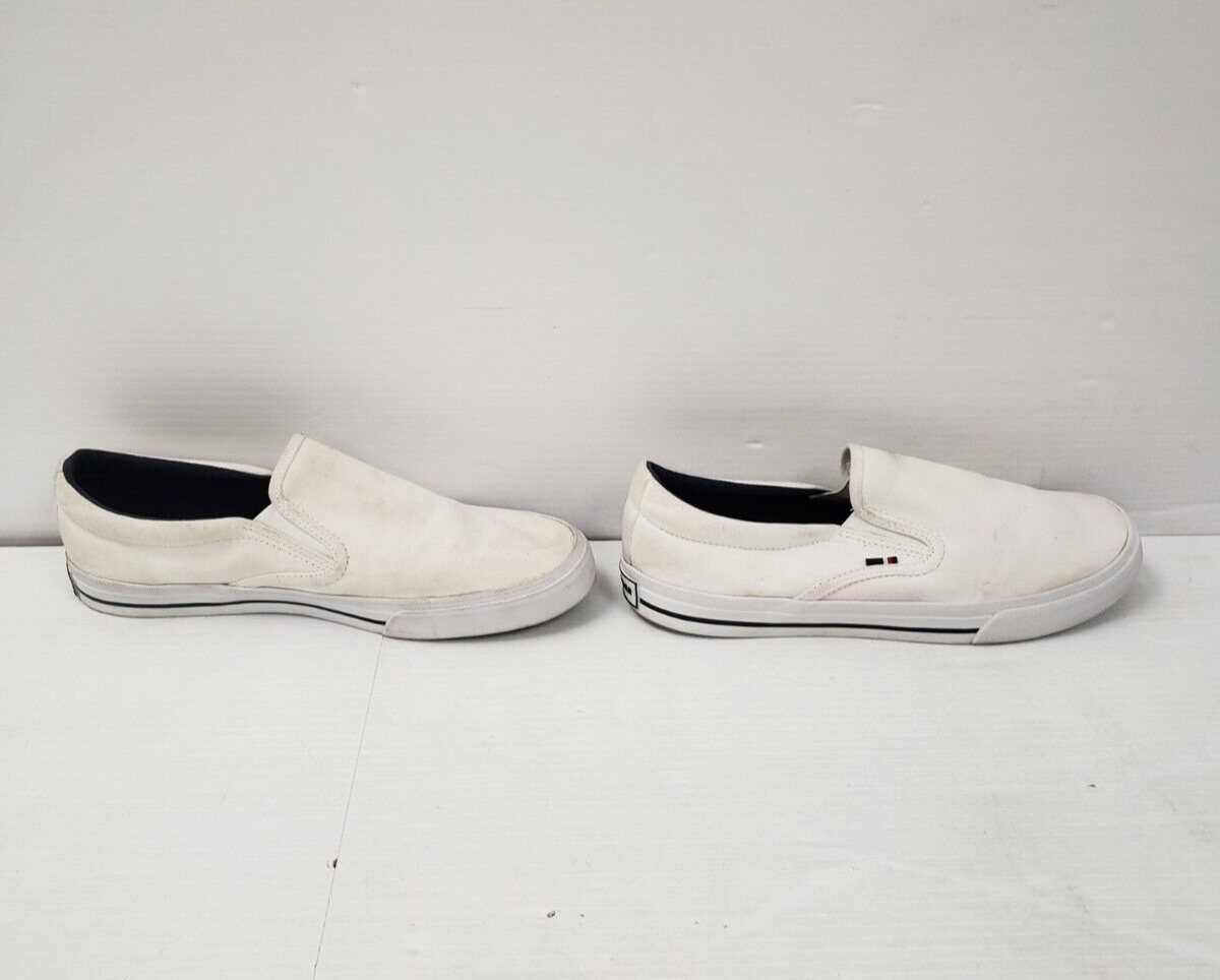 (22004-1) Hilfiger White Shoes-Size 8