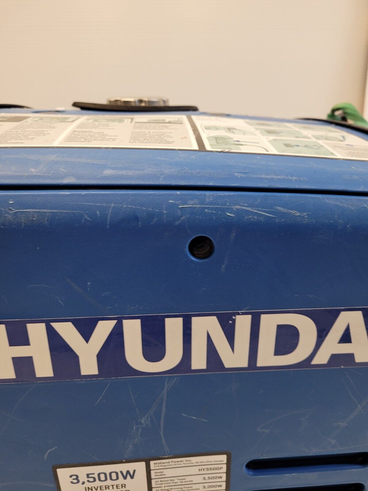 (N78483-1) Hyundai HyB500P Generator