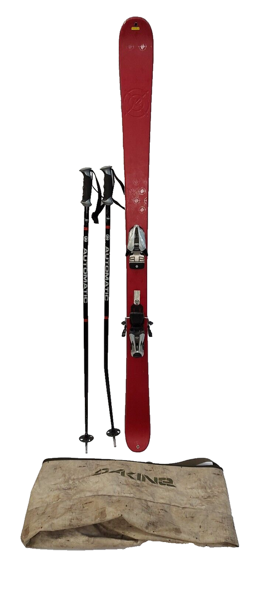 (N79923-2) K2 Silencer Alpine Skis w/ Bindings, Poles, and Bag