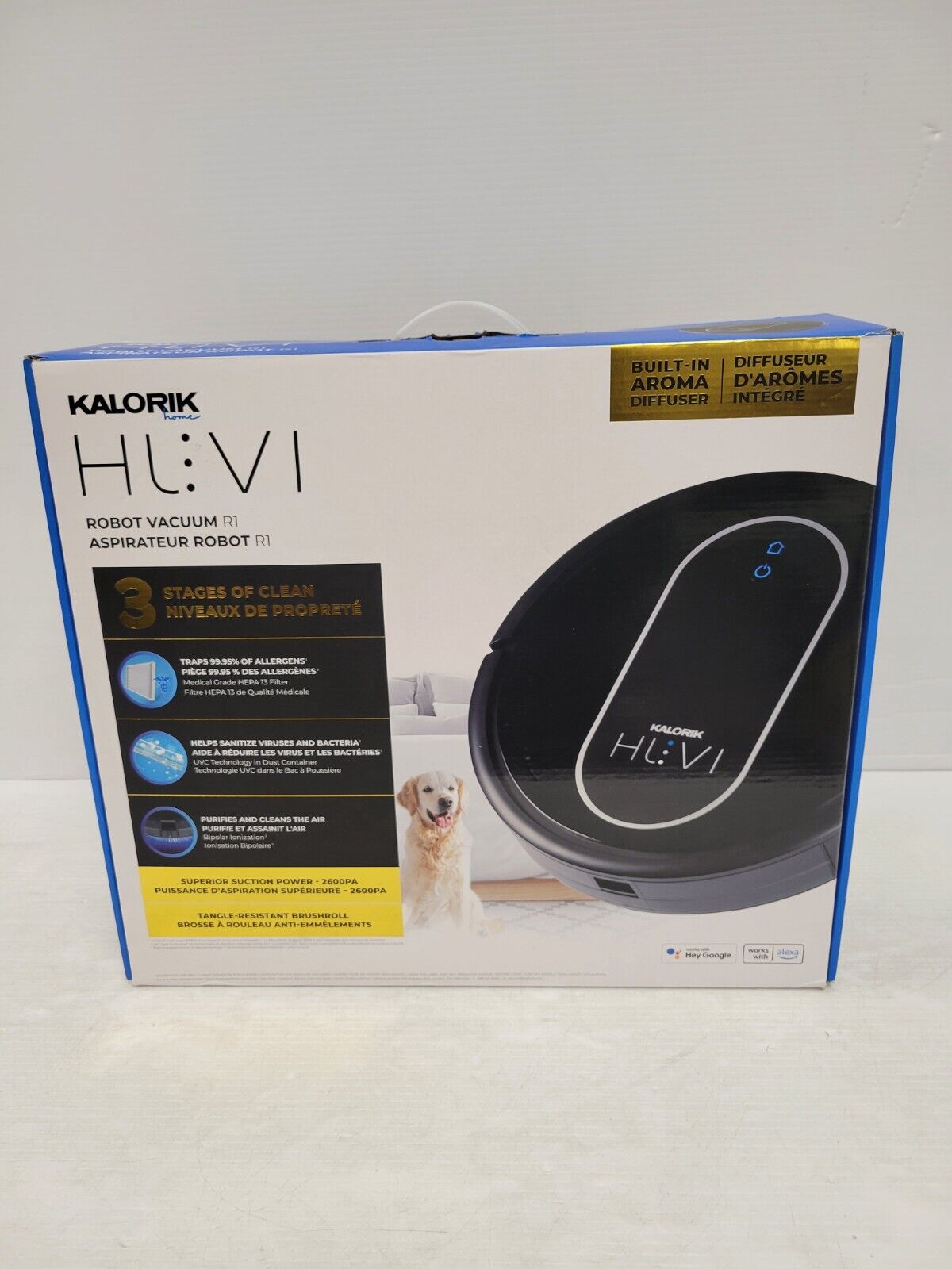 (53670-1) Kaloric RVC50229BK Robot R1 Vacuum