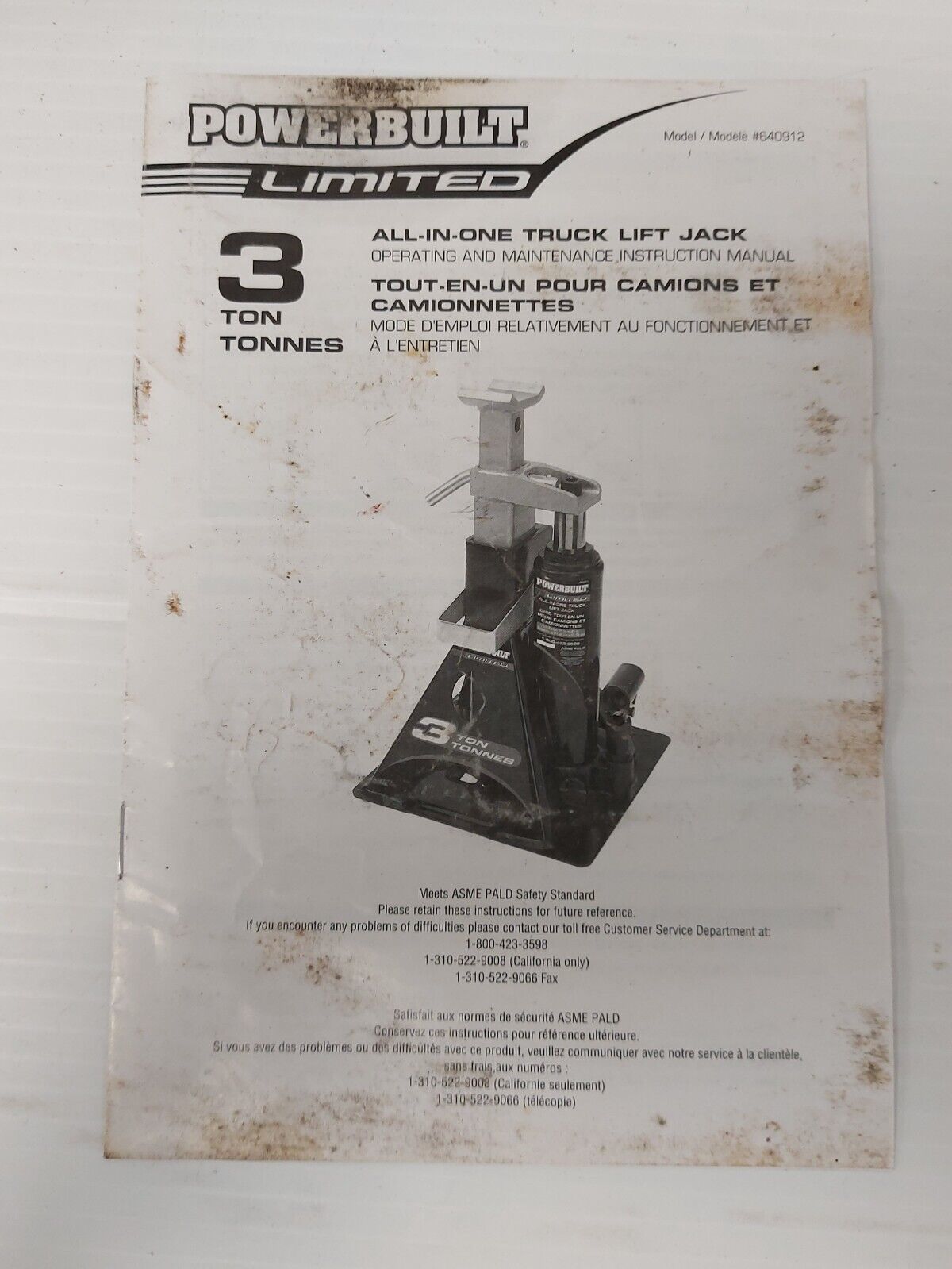 (N81571-2) Powerbuilt All-In-One Truck Lift Jack
