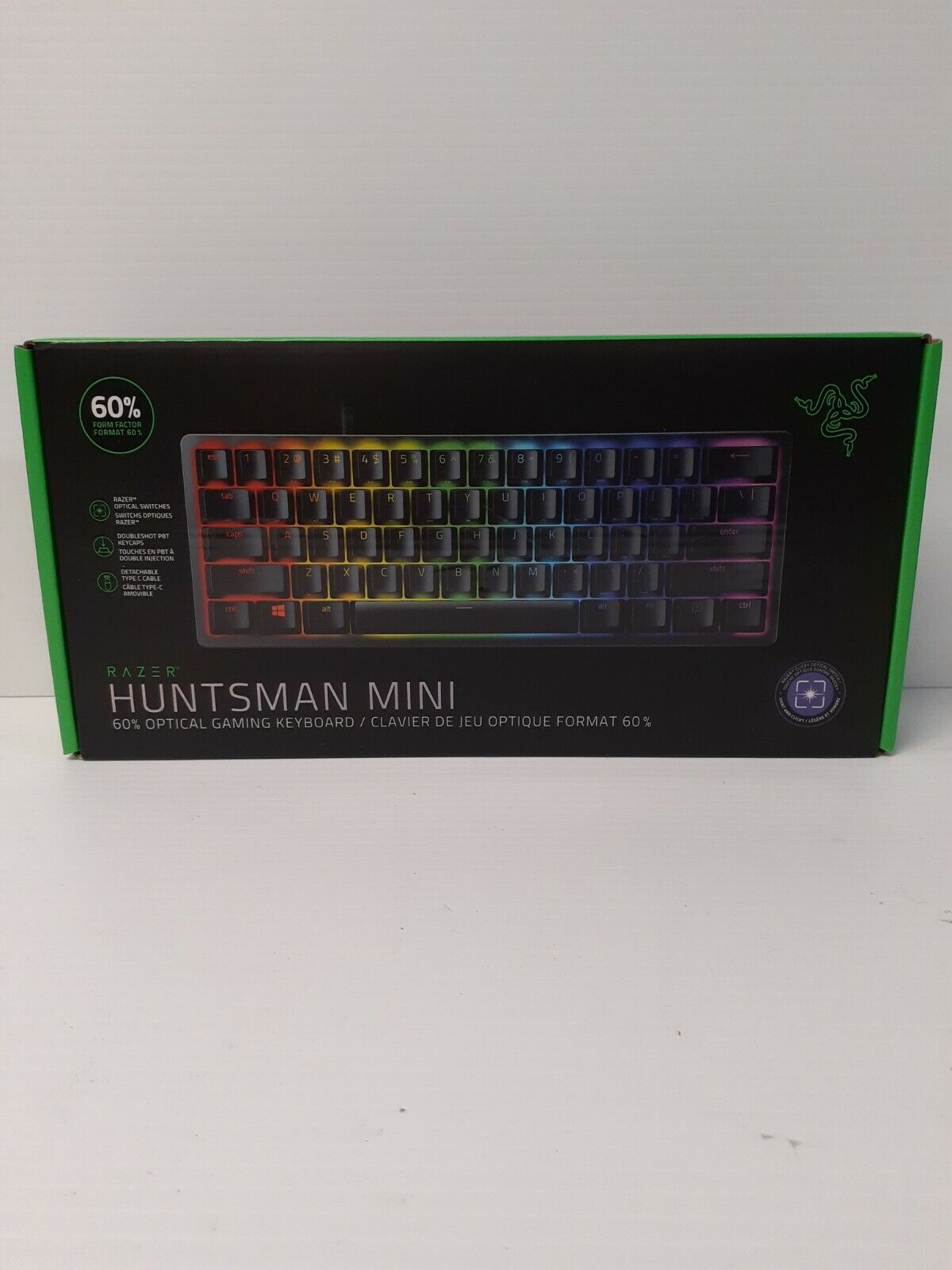 (N67444-2) Mini clavier filaire Razer Huntsman