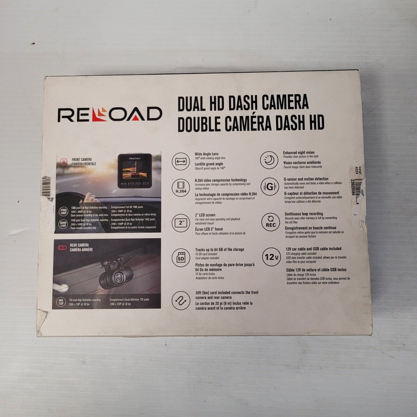 (N75162-1) Reload CAN ICES-3/NMB-3 Dashcam