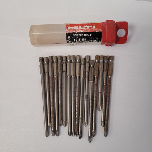 (NI-17333) Hilti Assorted Drill Bits for Screw Magazine Attachment