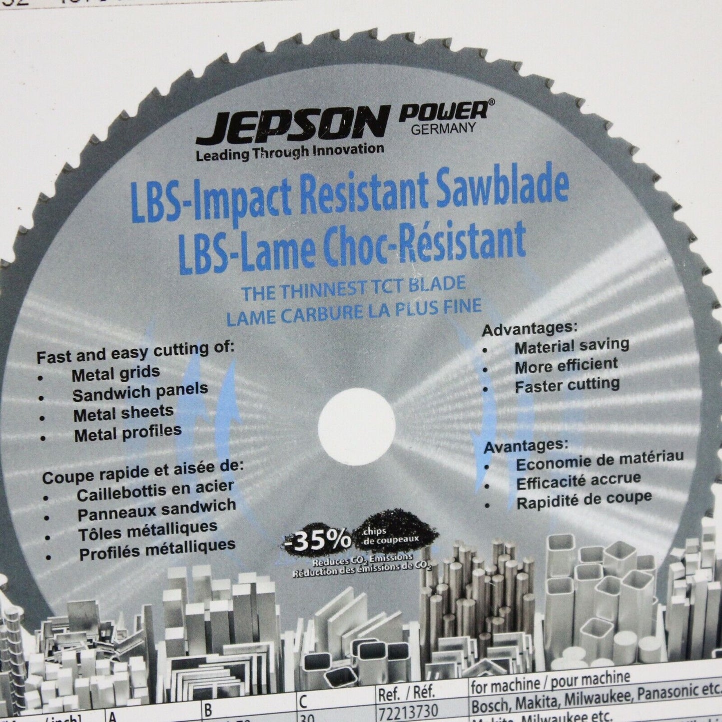 (NI-12689) Jepson 5.9” Dry Circular Saw Blade - NEW