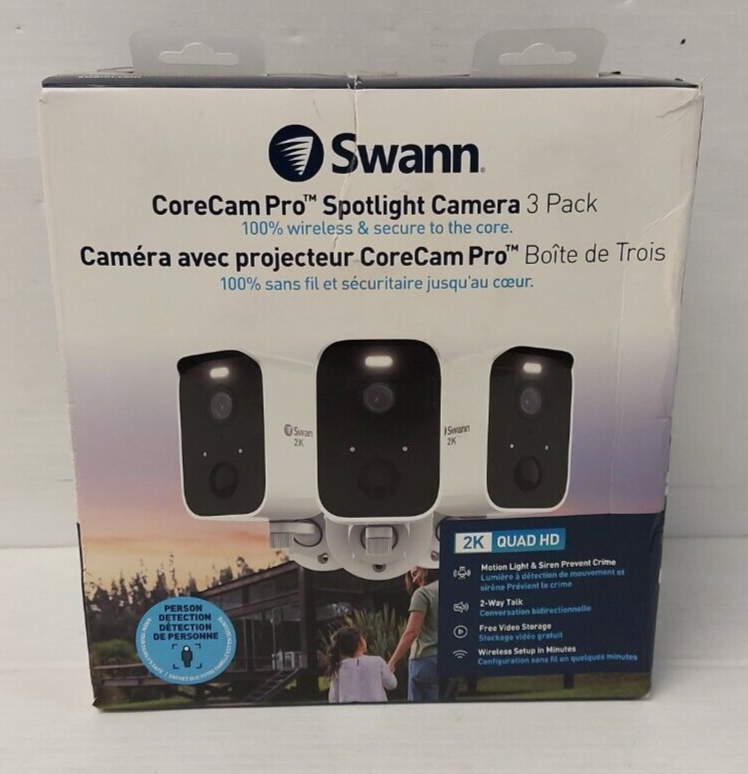 (N81054-1) Swann Core Cam Pro Spotlight Camera System