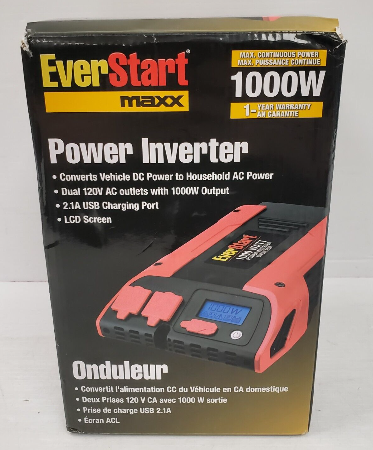 (53105-2) Everstart PC1000ECA Power Inverter