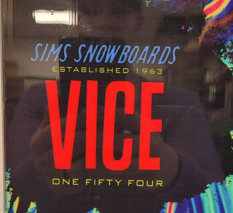 (N80466-2) Sims Vice154 Snowboard w/ Sims Lithium Bindings