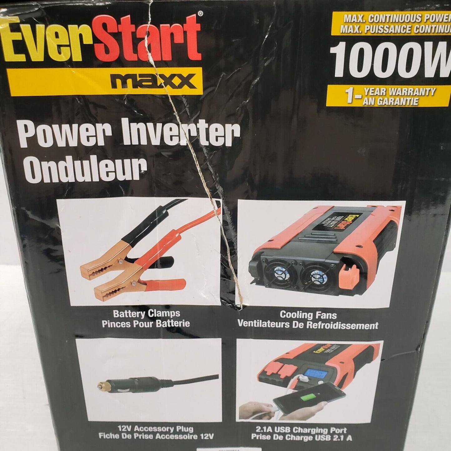 (53105-2) Everstart PC1000ECA Power Inverter