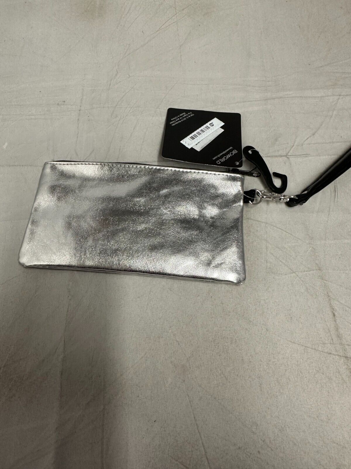 (LUP) Porte-monnaie argenté pour manette Nintendo