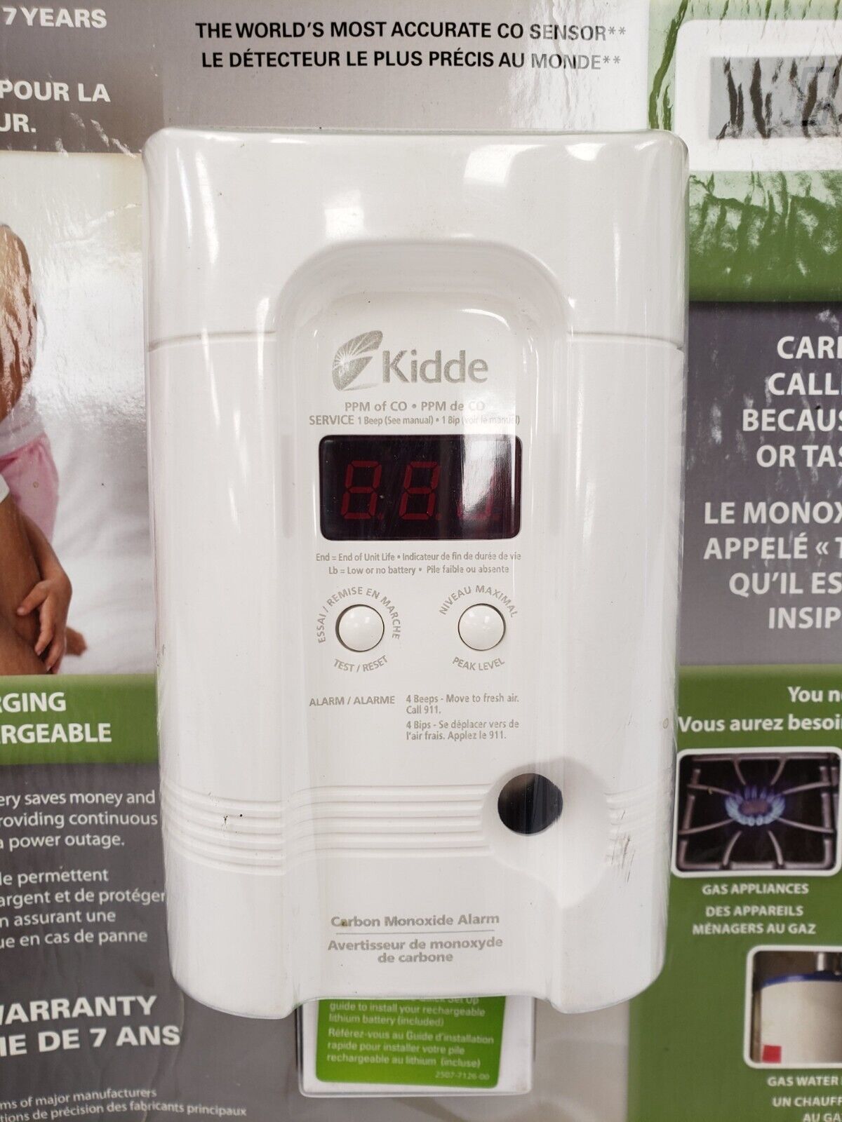 (47043-1) Kidde KN-COPP-3-RC Carbon Monoxide Detector