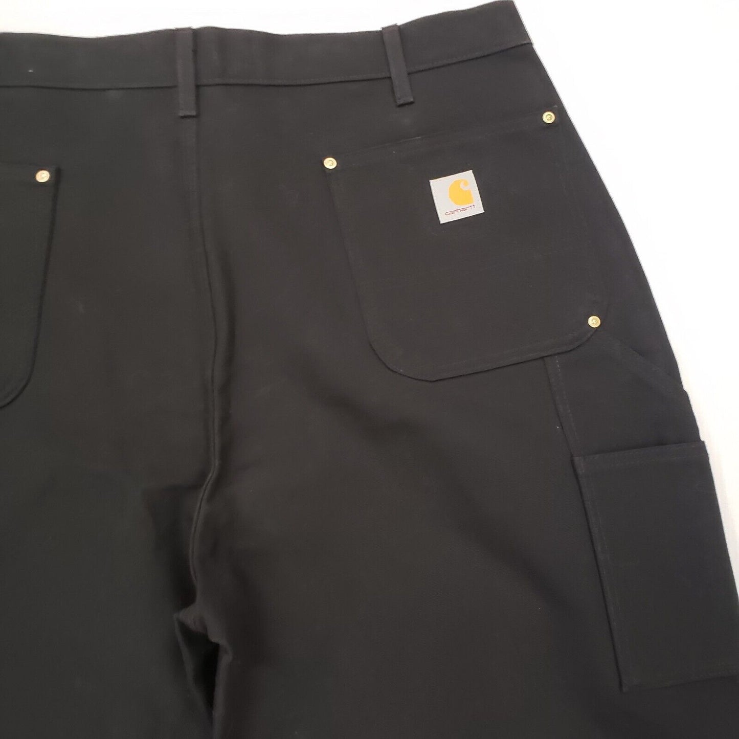(I-34508) Carhartt B01-M Firm Duck Double-Front Utility Work Pant - Size 46x32