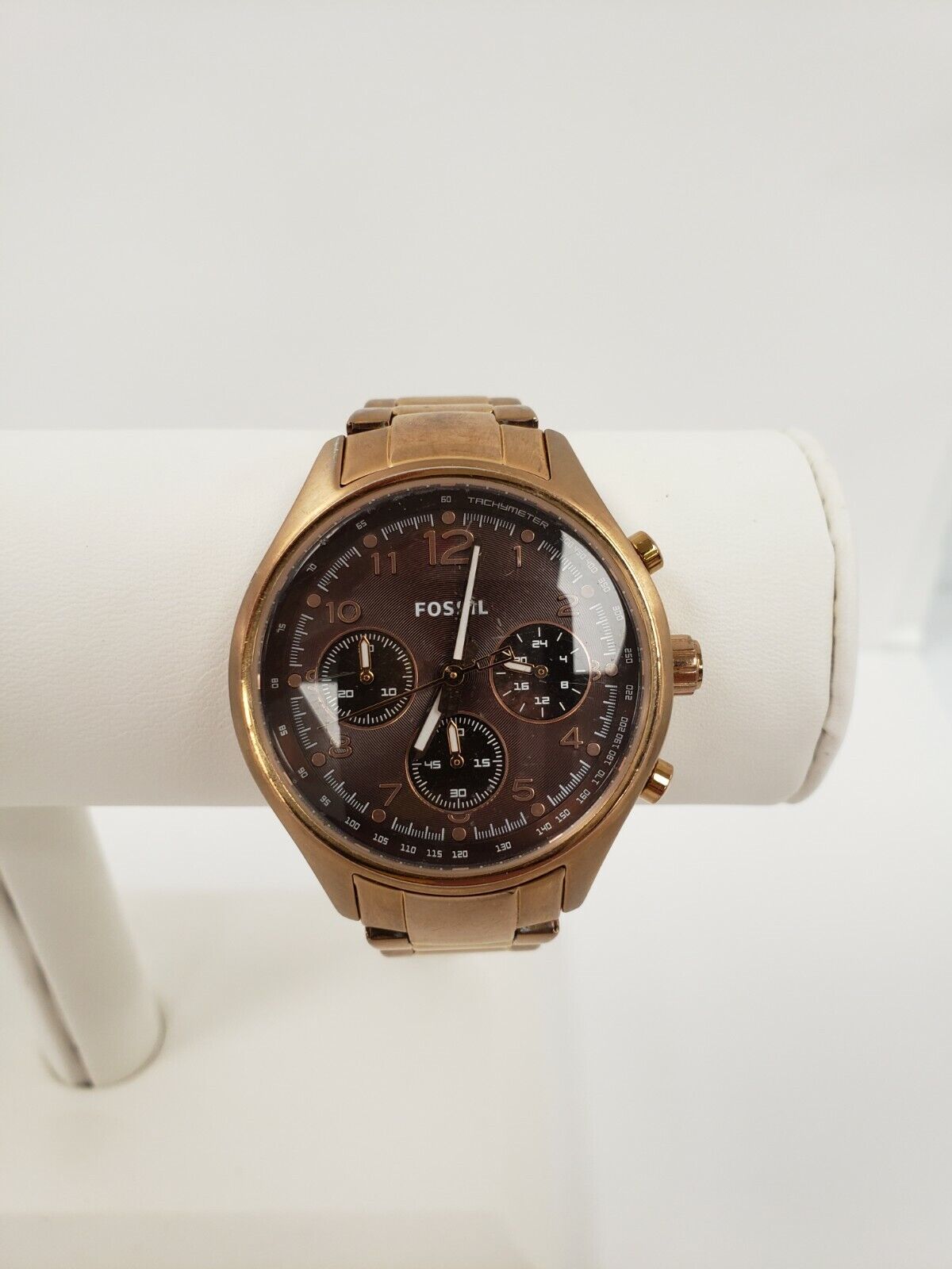 (I-6624) Fossil Watch - Rose Gold / Brown