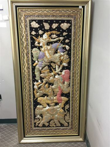 (I-1780) Hand Stitched Tapestry