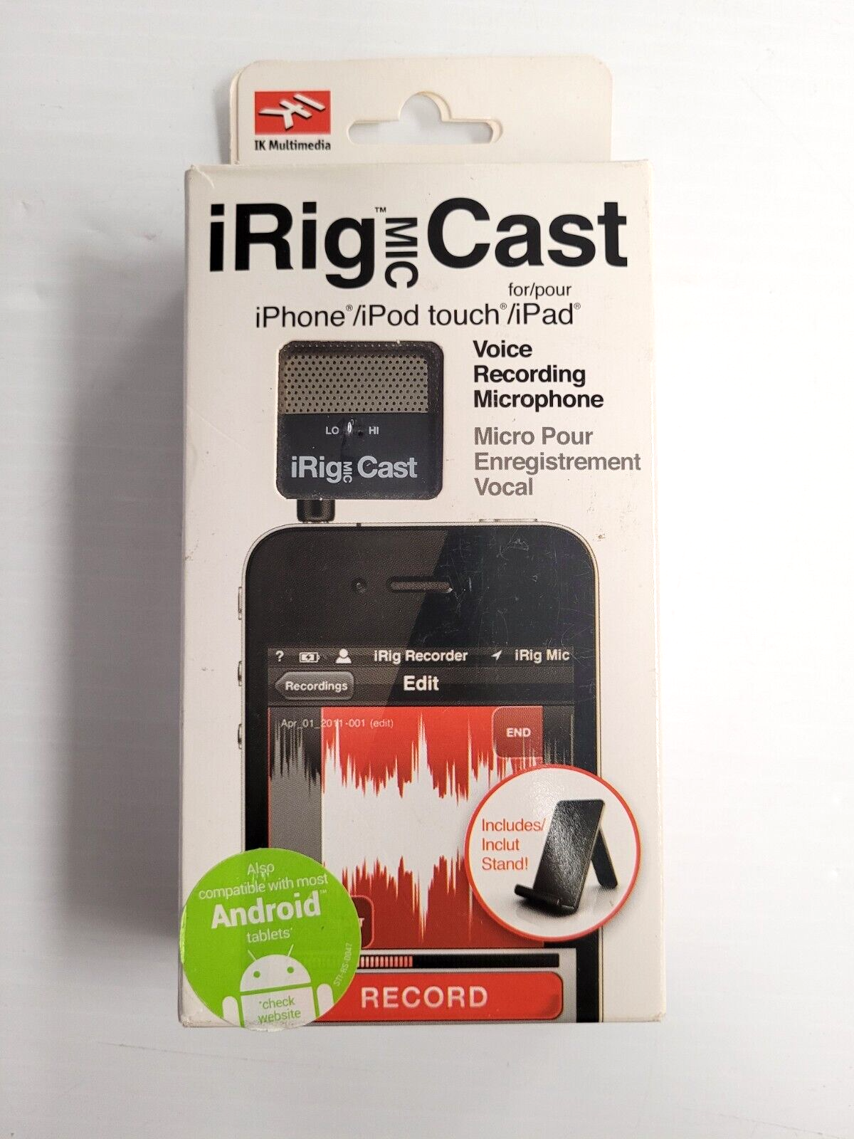 (N71736-2) IK iRig Smartphone Voice Recording Microphone