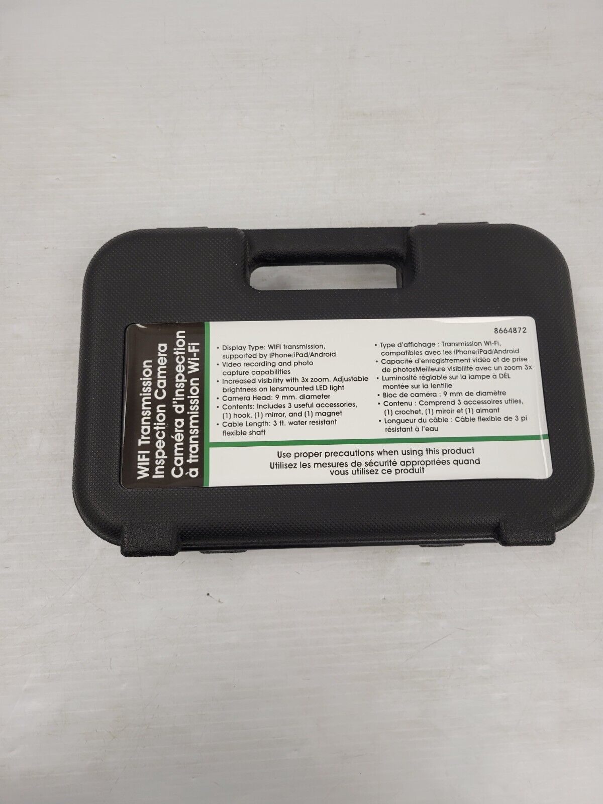 (54736-12) Caméra d'inspection Princess Auto 8664872