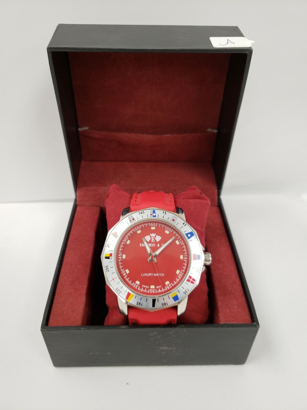 (I-449) Emporio & Co Watch - Red