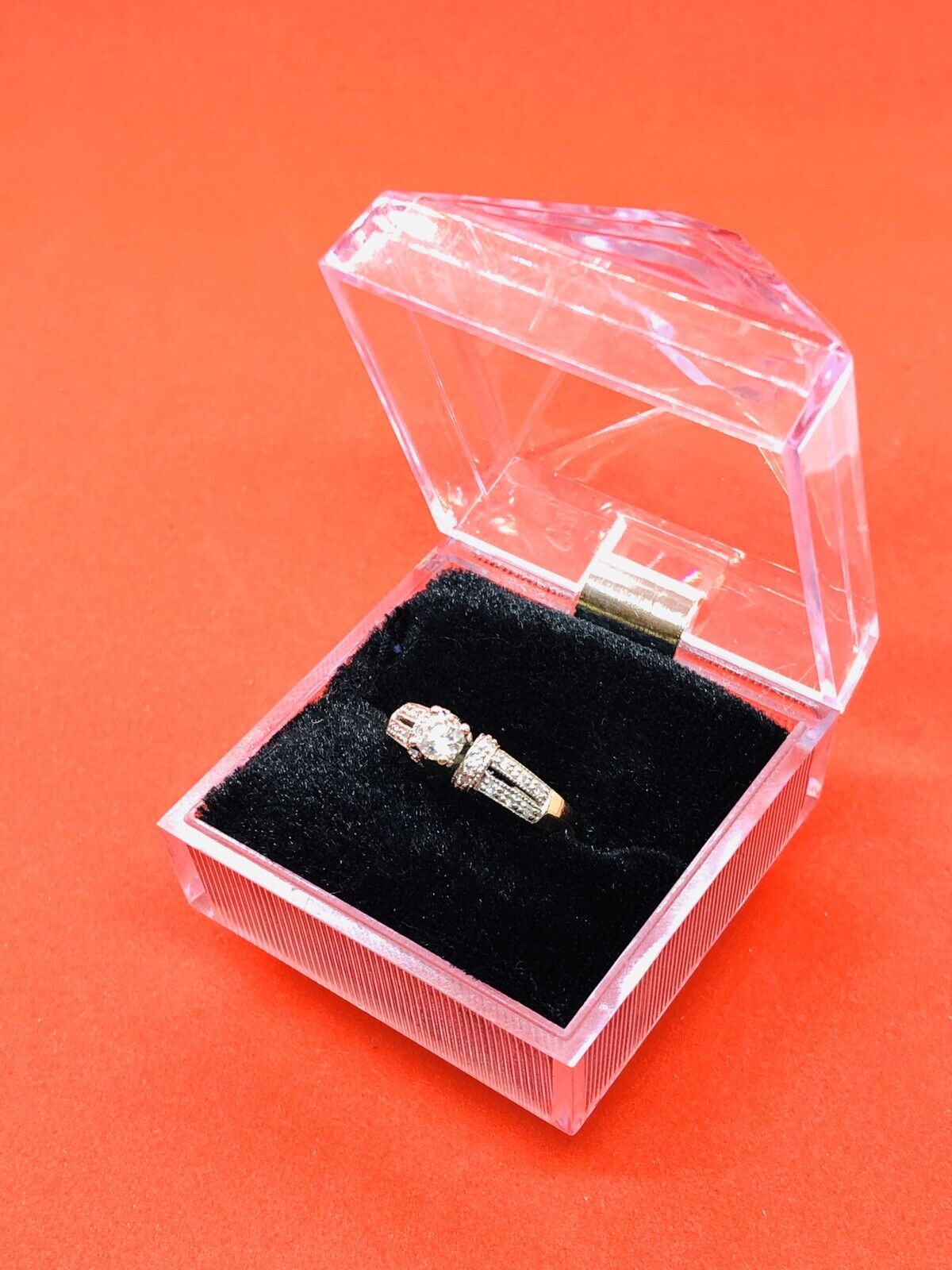 N046180 Bague Or Diamant