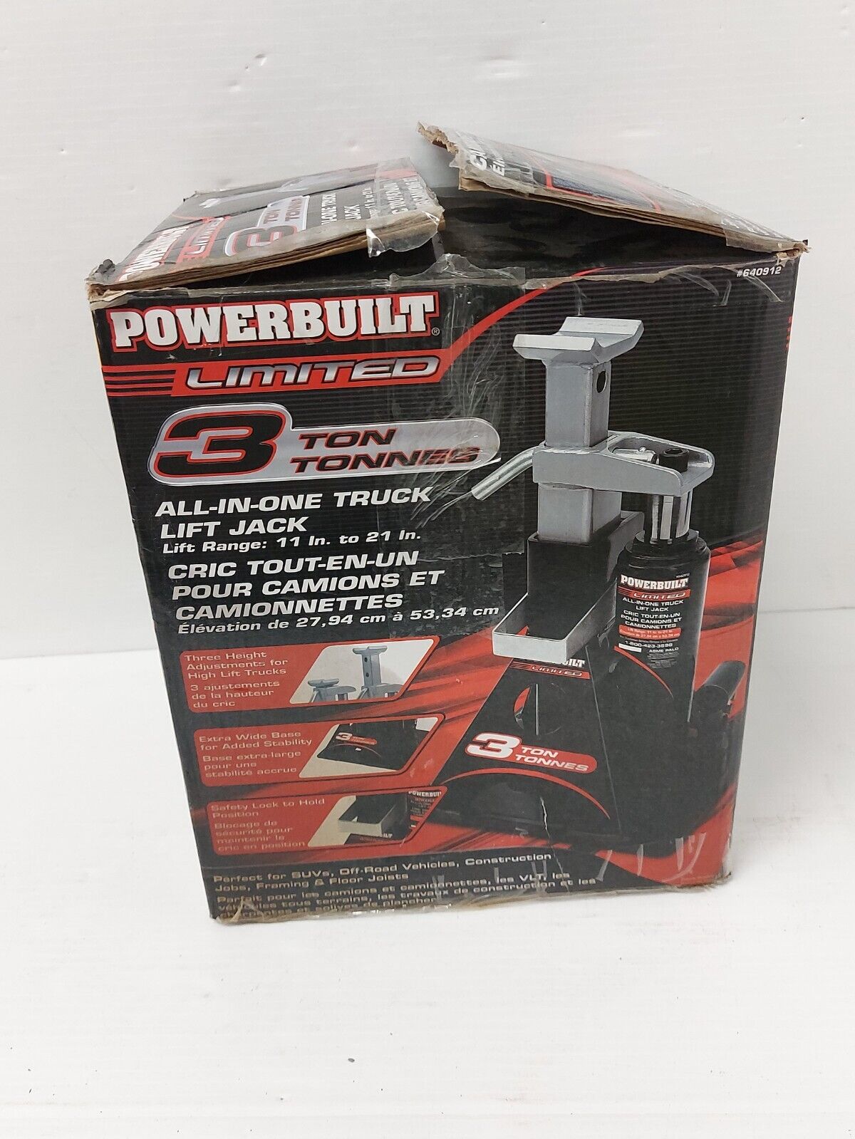 (N81571-2) Powerbuilt All-In-One Truck Lift Jack