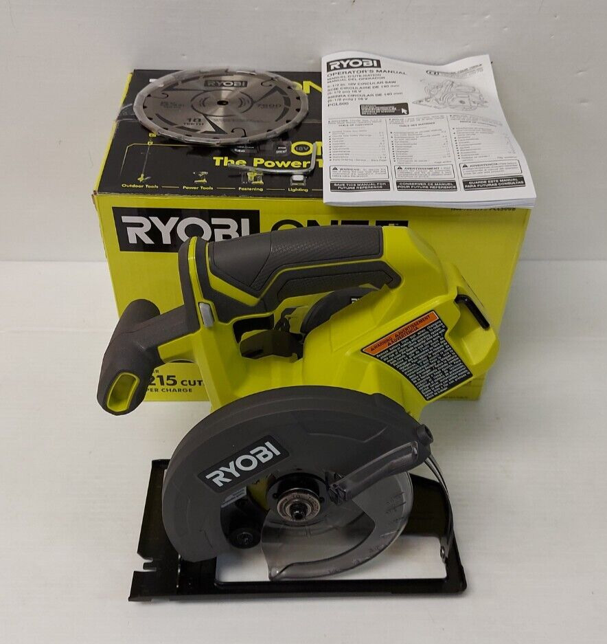 (N81086-3) Ryobi PCL500 Circular Saw In Box New Opened
