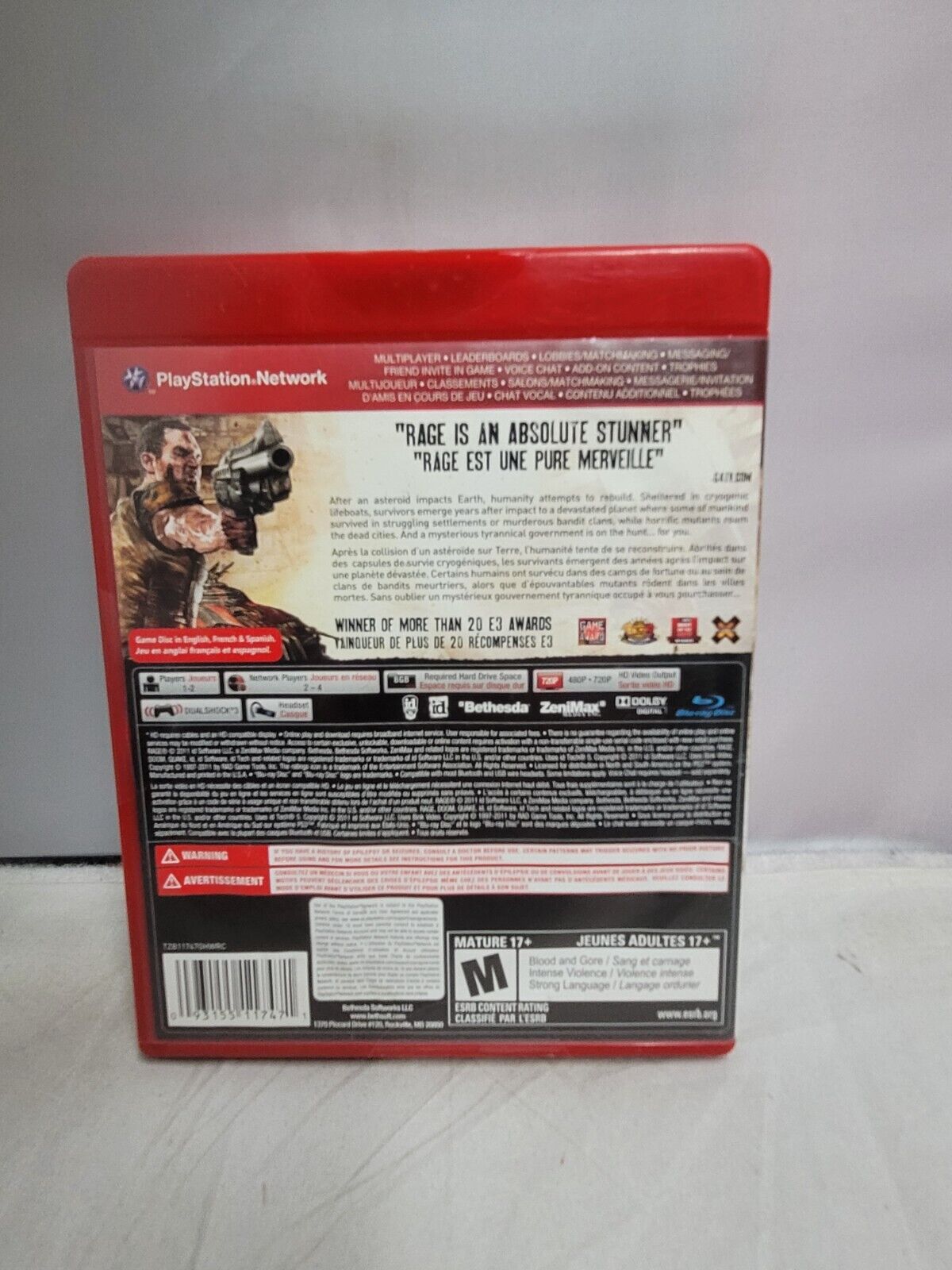 (LUP) Rage (Sony PlayStation 3, 2011)