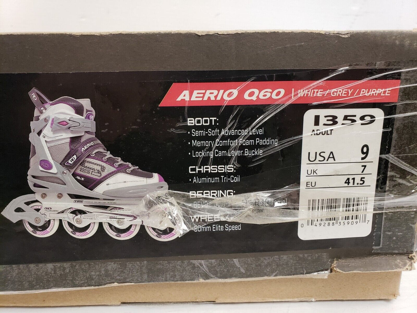 (I-32484) Roller Derby Aerio Q60 Roller Blades-Size 9