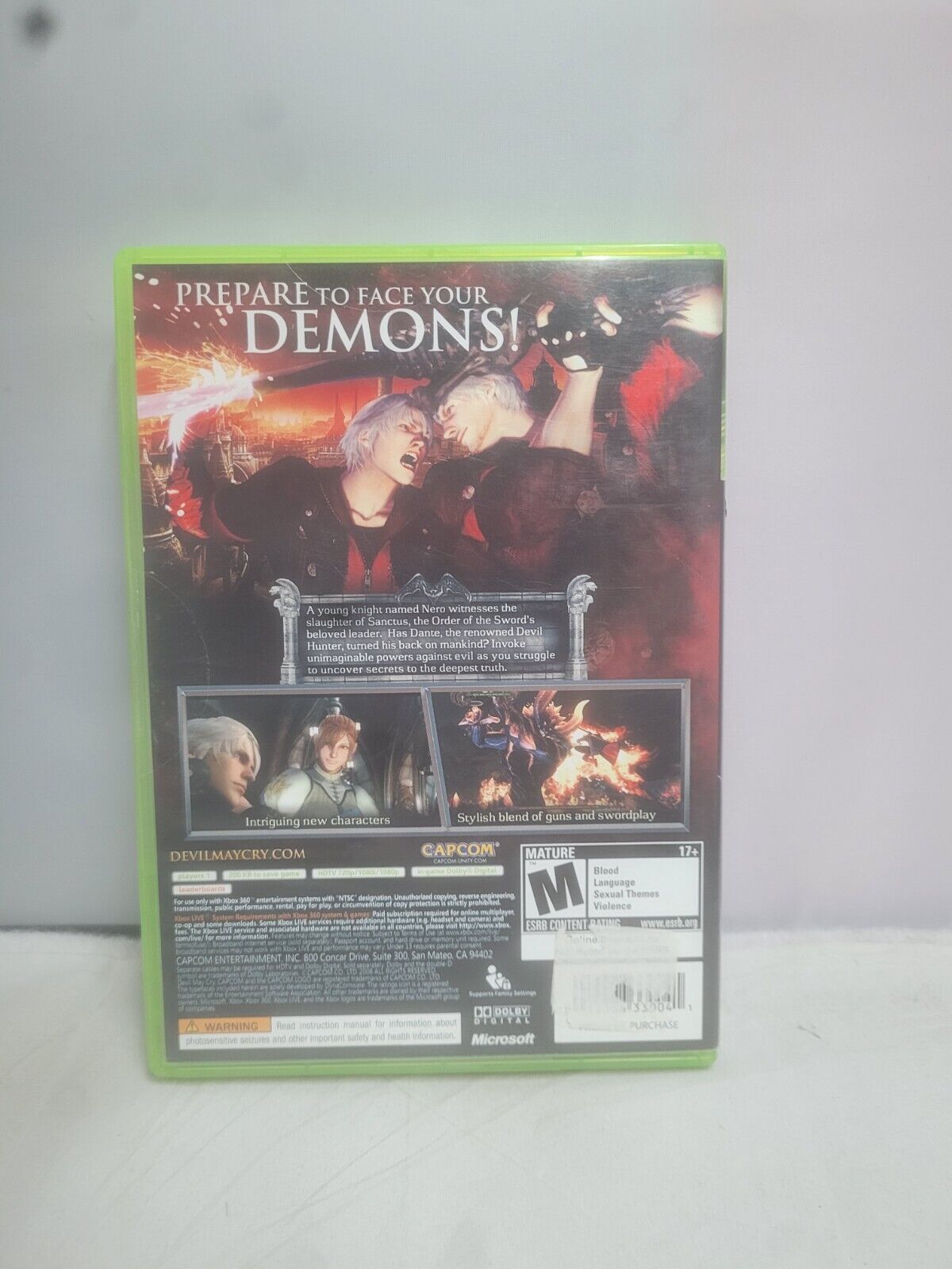 (LUP)Devil May Cry 4 (Microsoft Xbox 360, 2008)