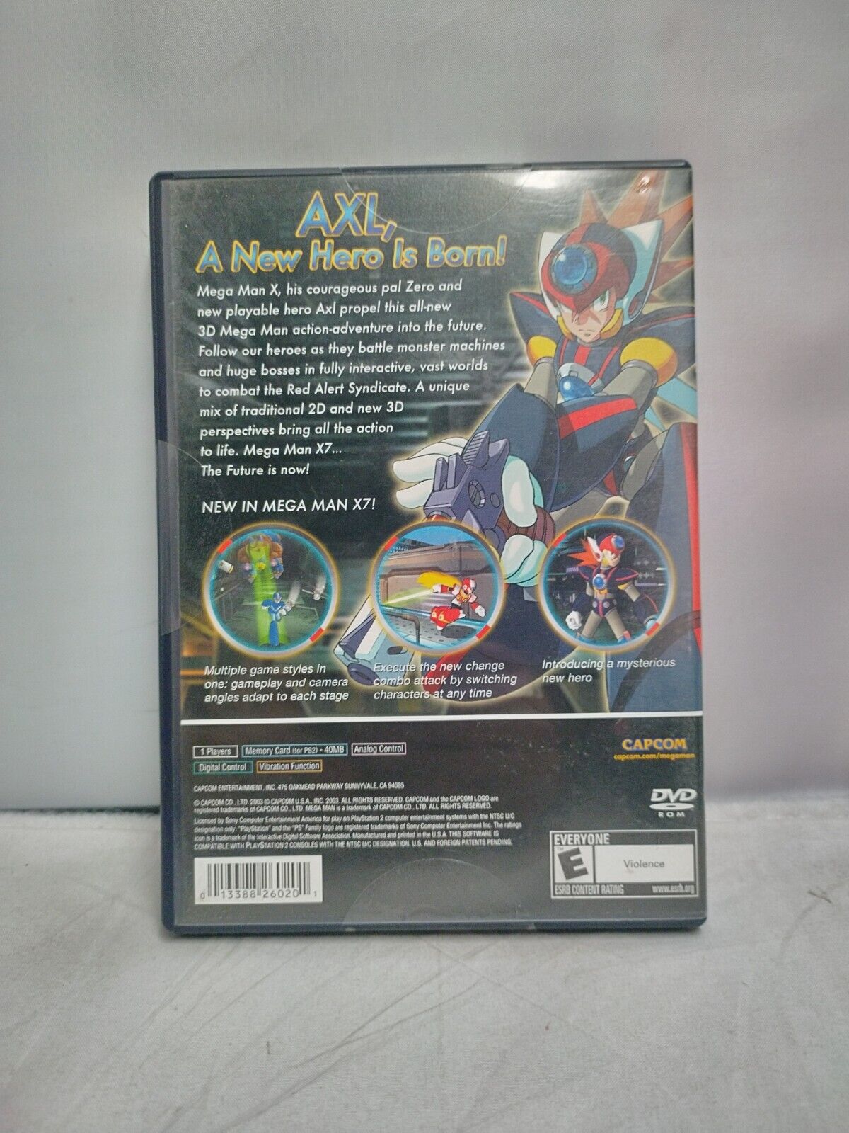 (LUP) Mega Man X7 (Sony PlayStation 2, 2003)