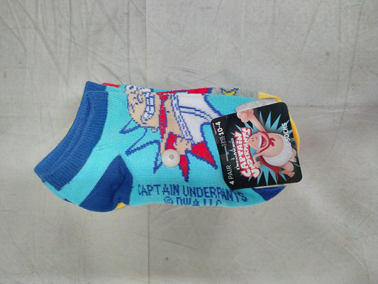 Bioworld Captain Underpants 4-pair ankle socks