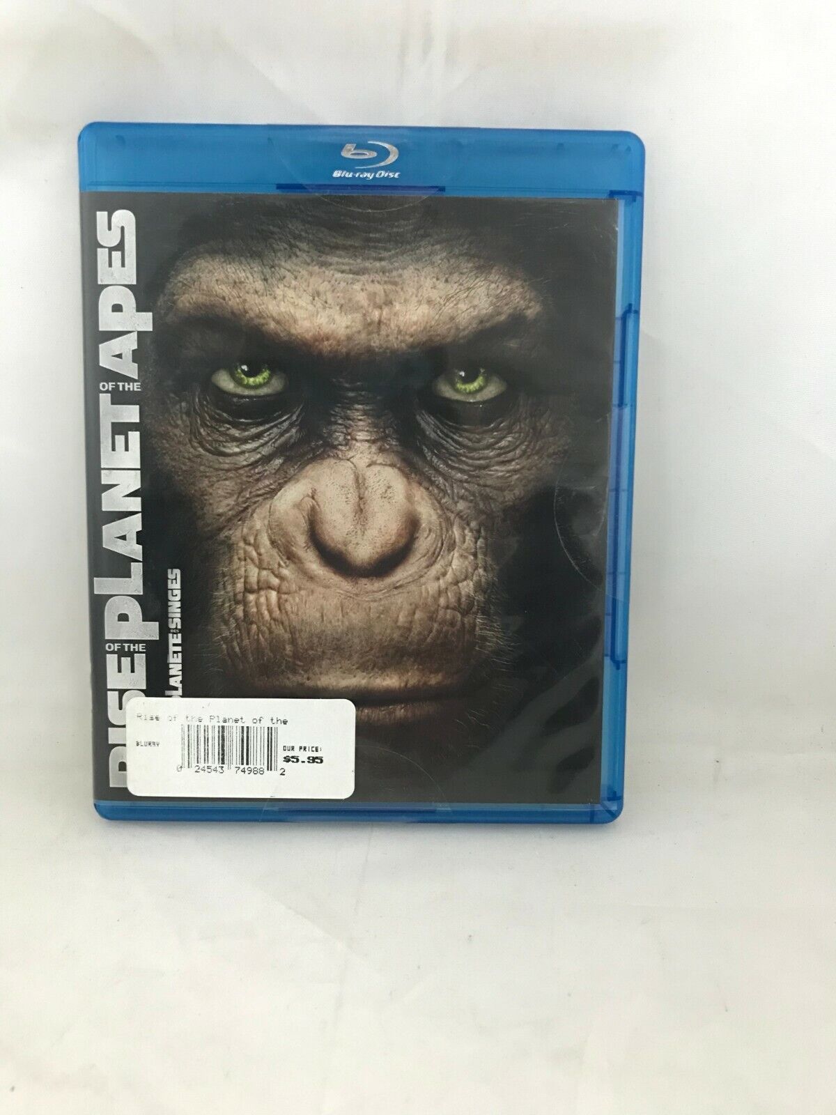 (LUP) Rise of the Planet of the Apes (Blu-ray Disc, 2011)